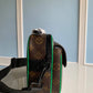 M46246 S LOCK MESSENGER Monogram Macassar green man bag Sac Plat shoulder bag