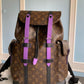 M46247 CHRISTOPHER PM backpack montsouris brown Monogram Macassar man bag