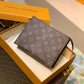 M47544 Clutch bag subaxillary bag brown calfskin Monogram