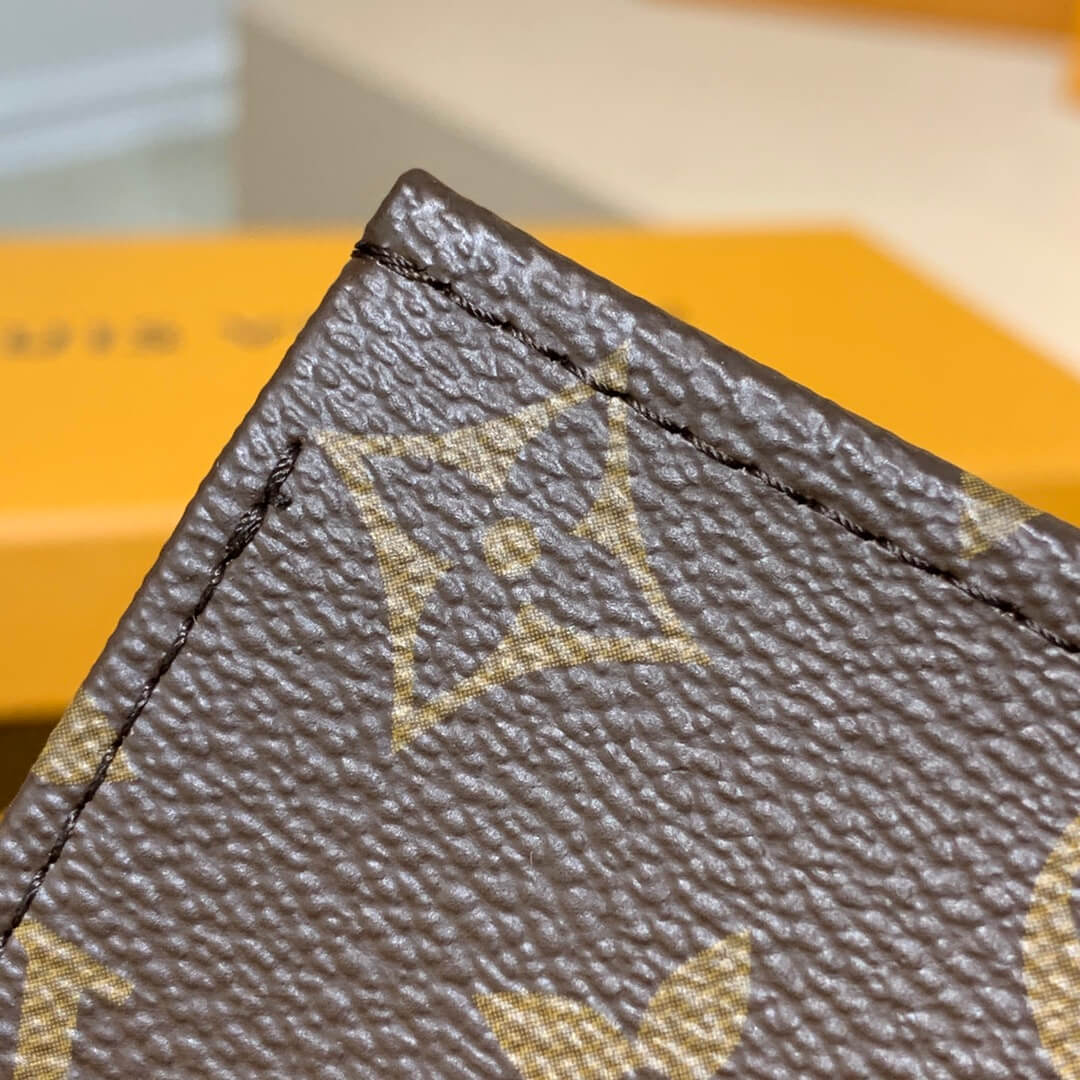 M47544 Clutch bag subaxillary bag brown calfskin Monogram