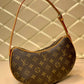 M51510 POCHETTE CROISSANT brown monogram 26cm subaxillary bag