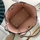 M54353 Hina PM Magnolia pink silver hardware tote bucket bag Two bags in one (2 in 1)