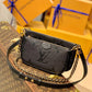 M57631 Multi Pochette Accessoires cross body bags shoulder bag black calfskin Monogram