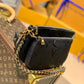 M57631 Multi Pochette Accessoires cross body bags shoulder bag black calfskin Monogram