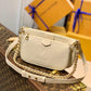 M57631 Multi Pochette Accessoires cross body bags shoulder bag dirty white calfskin Monogram