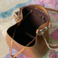 M57706 NÉONOÉ BB bucket bag brown grained Epi leather