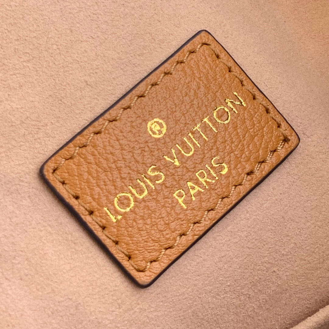 M57800 LOCKME BUCKET messenger bucket bag Handbag shoulder bag yellow Lambskin