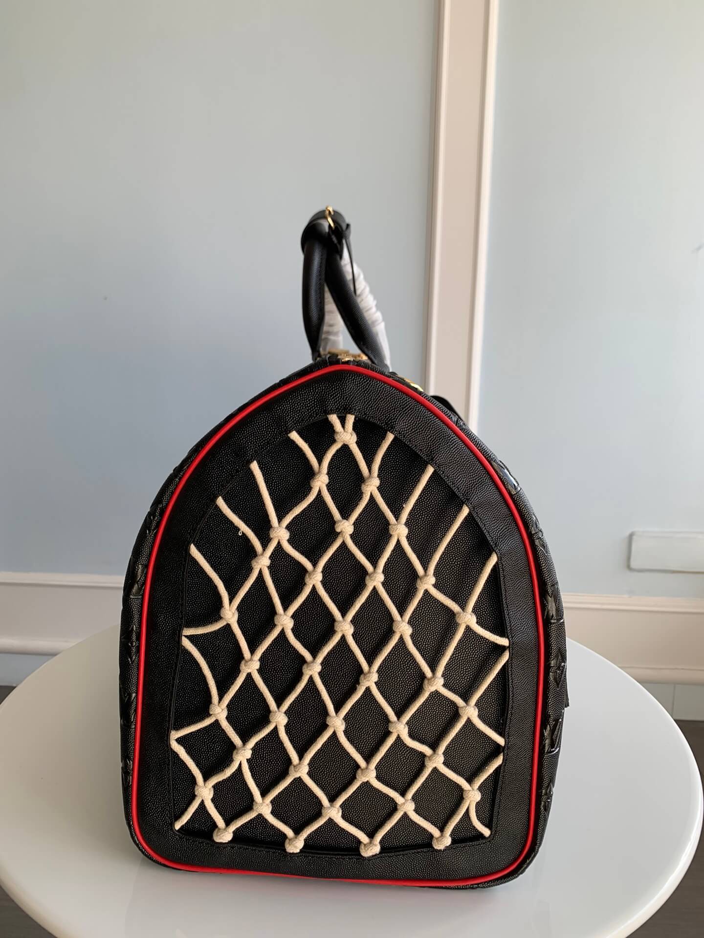 M58516 Keepall Bandoulière 55 Tuffetage Handbag cross body bags shoulder bag black calfskin Monogram