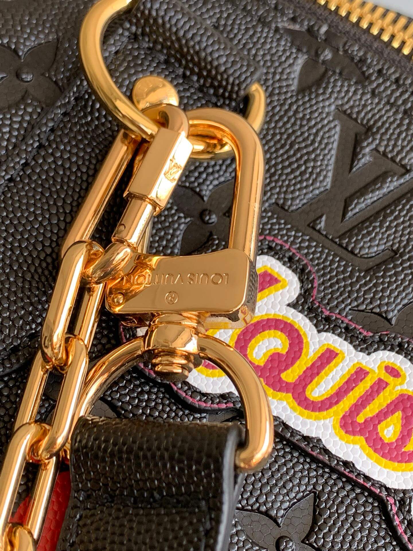 M58516 Keepall Bandoulière 55 Tuffetage Handbag cross body bags shoulder bag black calfskin Monogram