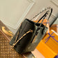 M58525 neverfull Monogram Empreinte Handbag black calfskin