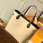 M58525 Match neverfull Monogram bucket bag Handbag white calfskin monogram