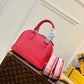 M59346 Alma BB Handbag shoulder bag cross body bags red calfskin Monogram