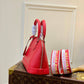 M59346 Alma BB Handbag shoulder bag cross body bags red calfskin Monogram