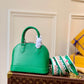 M59357 Alma BB Handbag shoulder bag cross body bags green calfskin Monogram