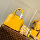 M59358 Alma BB Handbag shoulder bag cross body bags yellow calfskin Monogram