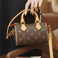 M81086 mini speedy monogram Handbag shoulder bag Leather Small size