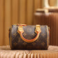 M81086 mini speedy monogram Handbag shoulder bag Leather Small size