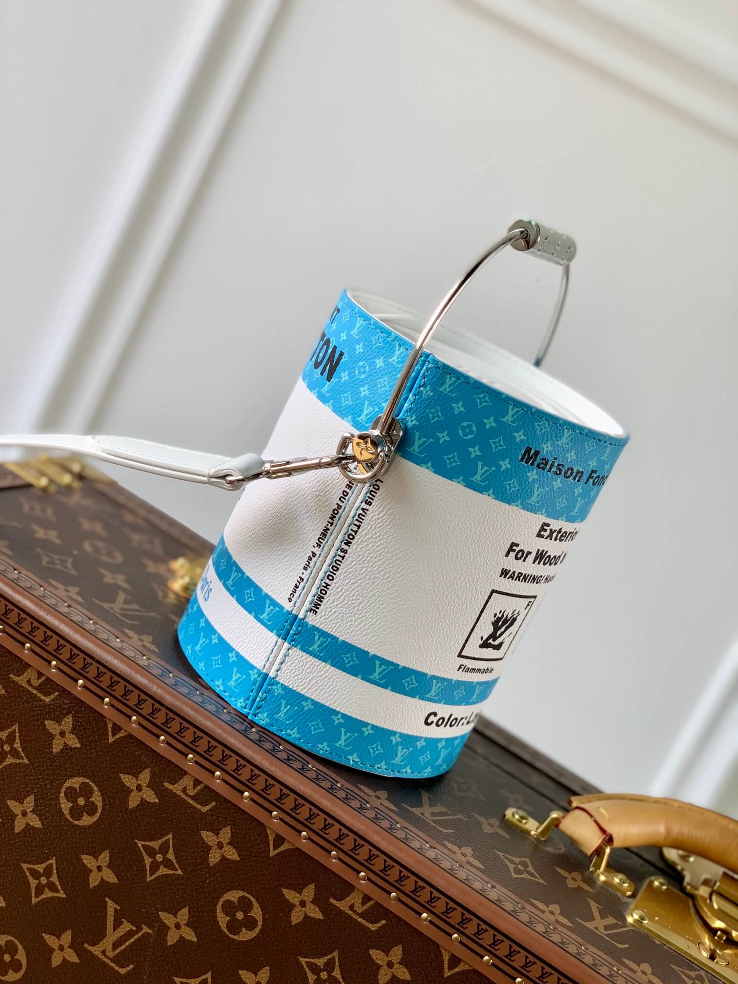 M81597 Paint Can blue Virgil Abloh 17.cm cross body bags