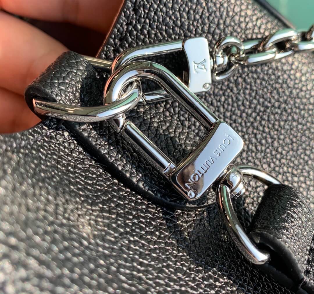 M59953 Marelle Tote MM Black grained Epi leather handbag