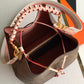 N40344 Neonoe BB Azur Bucket bag pink inside real leather trim