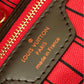 N41358 NEVERFULL MM Cherry Damier Ebene RED INSIDE original quality