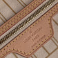 N41362 NEVERFULL PM Damier Azur apricot inside subaxillary bag Handbag damier