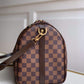 N41366 Speedy 35cm brown Damier Ebene canvas cross body bags shoulder bag Travel bag