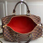 N41366 Speedy 35cm brown Damier Ebene canvas cross body bags shoulder bag Travel bag