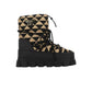 PRADA NYLON GABARDINE APRÈS SKI BOOTIES BLACK BEIGE