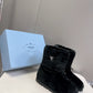 PRADA SHEARLING BOOTIES BLACK 1U258N 173 F0002  F ZF20