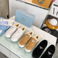 PRADA SUEDE LOAFER BOOTIES ECRU 1D245N 3I2M F0379 F ZB45