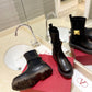 VALENTINO GARAVANI ONE STUD BEATLE BOOT IN CALFSKIN BLACK