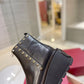 VALENTINO GARAVANI UNIQUEFORM CALFSKIN ANKLE BOOT BLACK 1W2S0CS0MMD 0NO