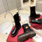 VALENTINO GARAVANI ONE STUD BEATLE BOOT IN CALFSKIN BLACK