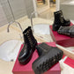 VALENTINO GARAVANI UNIQUEFORM CALFSKIN ANKLE BOOT BLACK 1W2S0CS0MMD 0NO