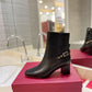 VALENTINO GARAVANI ROCKSTUD NAPPA ANKLE BOOT BLACK 1W2S0FH5NAP 0NO