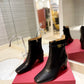 VALENTINO GARAVANI TAN GO ANKLE BOOT IN CALFSKIN LEATHER BLACK 3W2S0GZ2ATZ 0NO