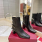 VALENTINO GARAVANI ROCKSTUD NAPPA ANKLE BOOT BLACK 1W2S0FH5NAP 0NO