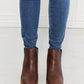 MMShoes Back At It Point Toe Bootie in Chocolate
