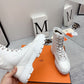 HERMES FRESH ANKLE BOOTS WHITE