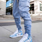 Designer Blue White Jordan 1 High Q ( Customs And Box ), Jordan 1 Sneakers Active