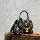 M45978 MADELEINE 24cm/BB 30cm/MM black Monogram Empreinte Silk screen