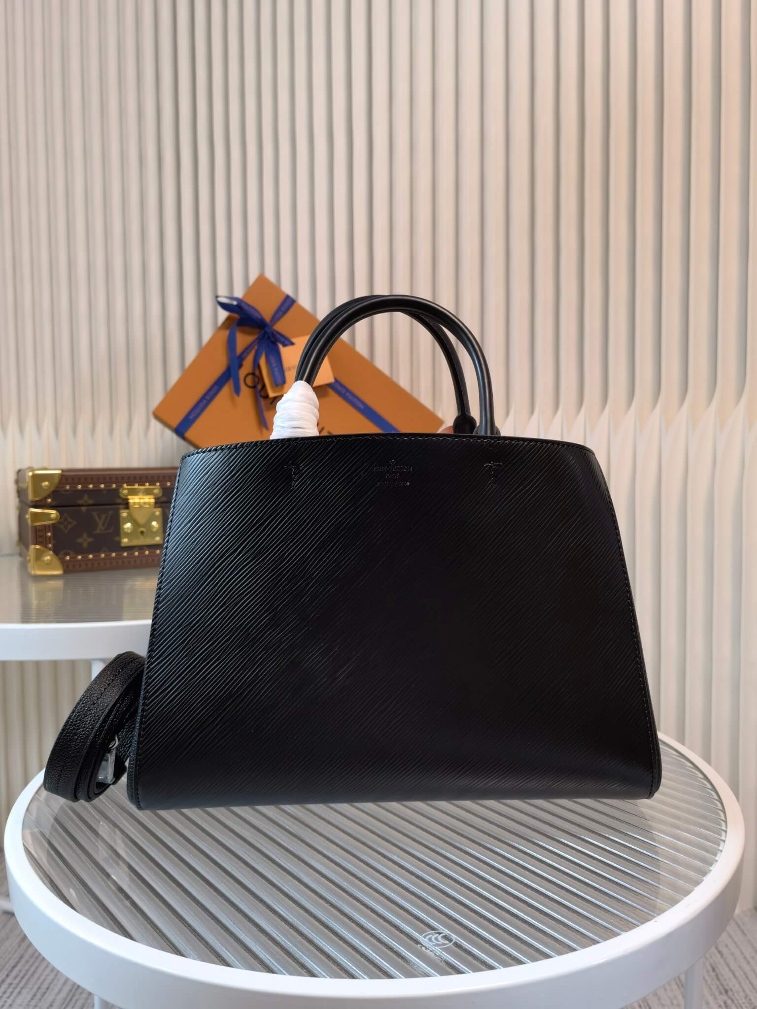 M59953 Marelle Tote MM Black hanbag free shipping