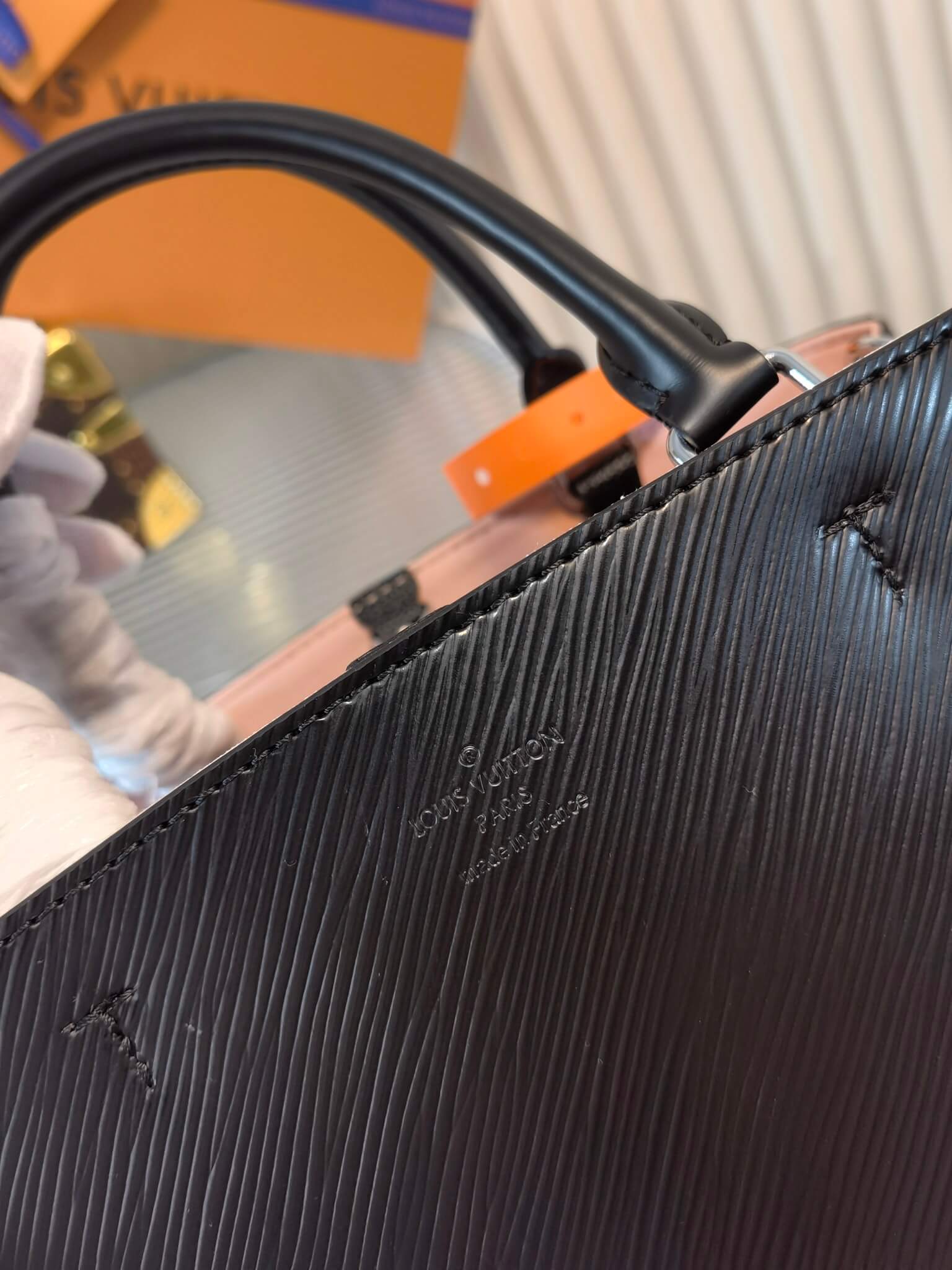 M59953 Marelle Tote MM Black hanbag free shipping