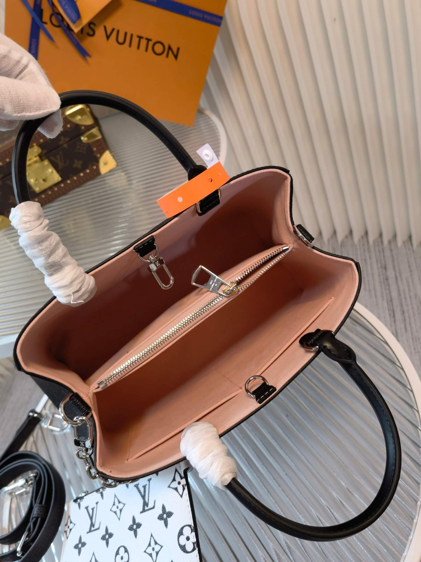 M59953 Marelle Tote MM Black hanbag free shipping