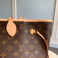 Neverfull M41178 monogram ROSE inside MM Damier Azur Bag Damier GHW Used