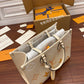 M45717 ONTHEGO MM BAG TOTE M45717 M45718 Cream/Saffron/blue