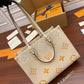 M45717 ONTHEGO MM BAG TOTE M45717 M45718 Cream/Saffron/blue