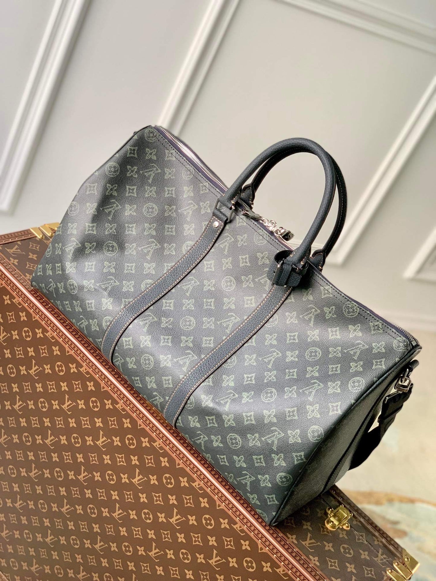 M46334 KEEPALL BANDOULIÈRE 50 Monogram Dark Green