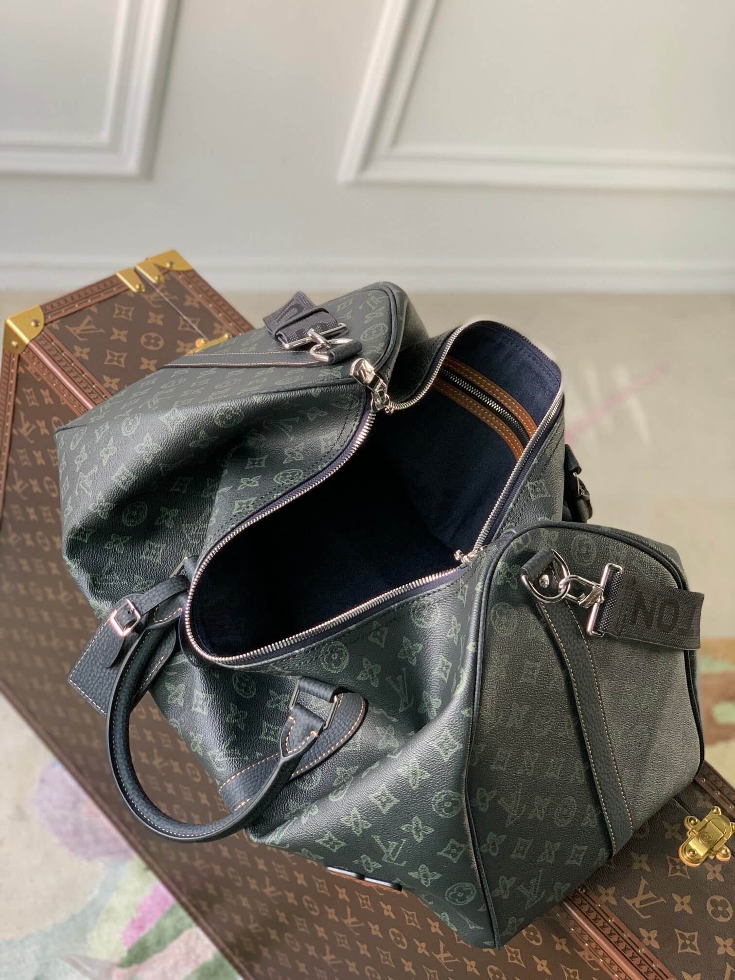 M46334 KEEPALL BANDOULIÈRE 50 Monogram Dark Green